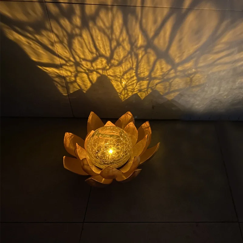

Solar Garden Lights Outdoor Waterproof LED Lotus Solar Lamp Sunlight Yard Patio Lawn Path Driveway Decor Landscape Lights