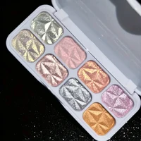 8Colors Highlight Eyeshadow Makeup Palette Shimmer Glitter Multicolor Eye Face And Body Brighten Contour Waterproof Long Lasting 1