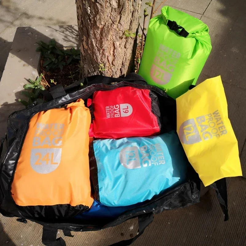 Waterproof dry bag Water Resistance Dry Bag Pack Sack Kayaking Trekking Floating Boating Bag Swimming Rafting River Tracing Travel Storage