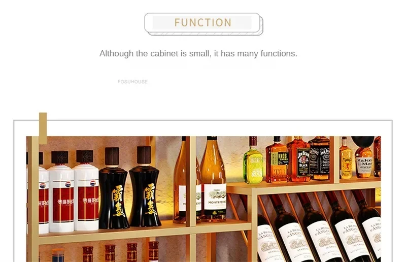 Nordic Iron Art Wine Rack Creative Wine Display Cabinet with Light Industrial Style Hotel Restaurant Wall-mounted Bar Cabinets