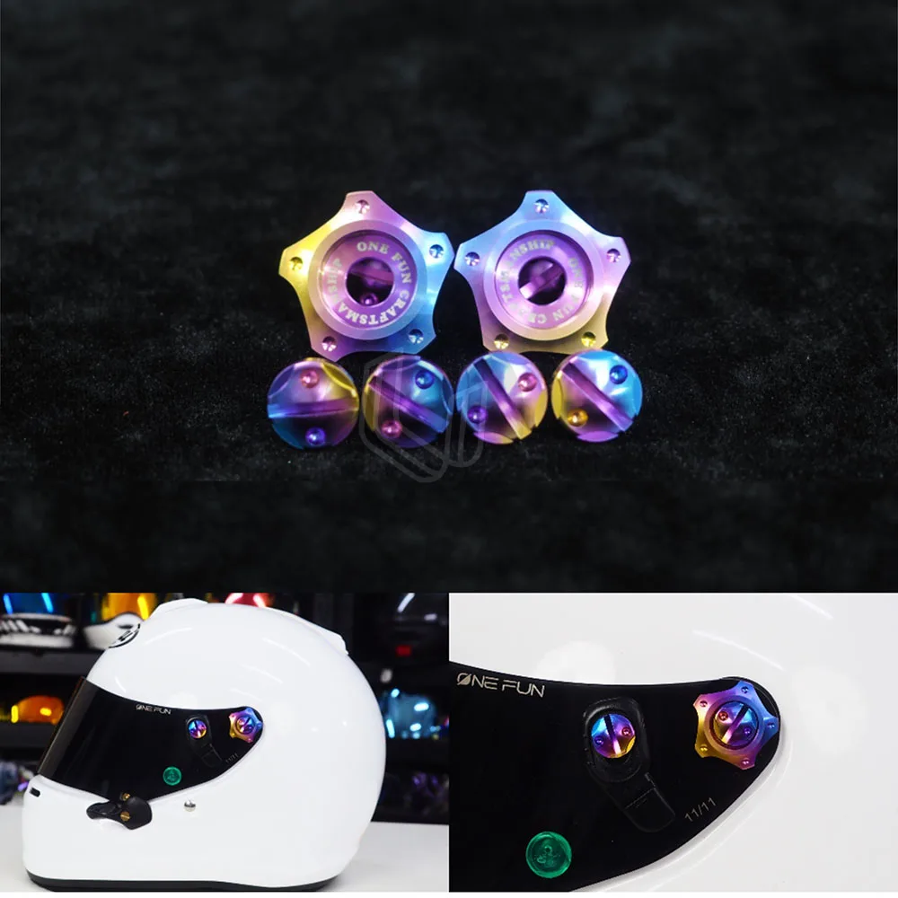 Per Arai Gp-6 Gp-6S Gp-6Rc Sk-6 Peo Sk6 Casco Visiera Viti Sostituzione Blocco Obiettivo Vite Accessori