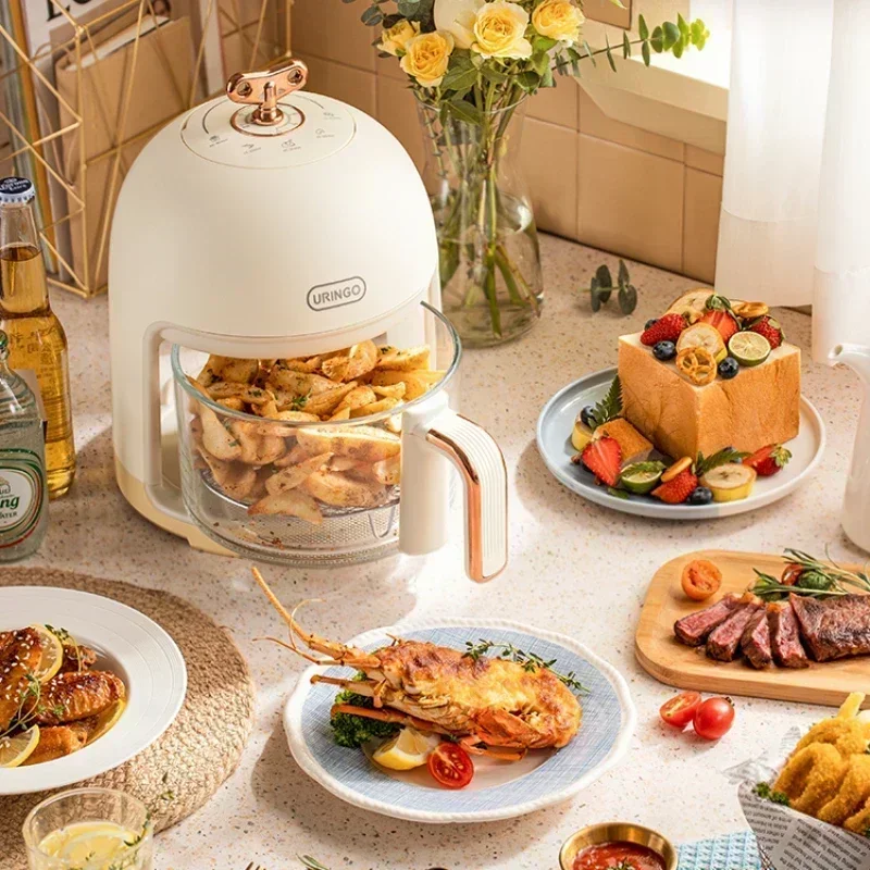 Home & Kitchen Air Fryer - New, Multifunctional. Transparent Steam Glass. Electric. Ideal for Modern Homes and Busy Cooks. 4