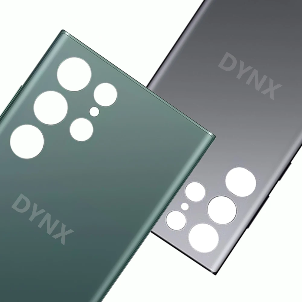 삼성 갤럭시 S22 울트라 후면 커버 배터리 백 커버 유리 패널 후면 도어 하우징 케이스 카메라 렌즈 교체용 S22U