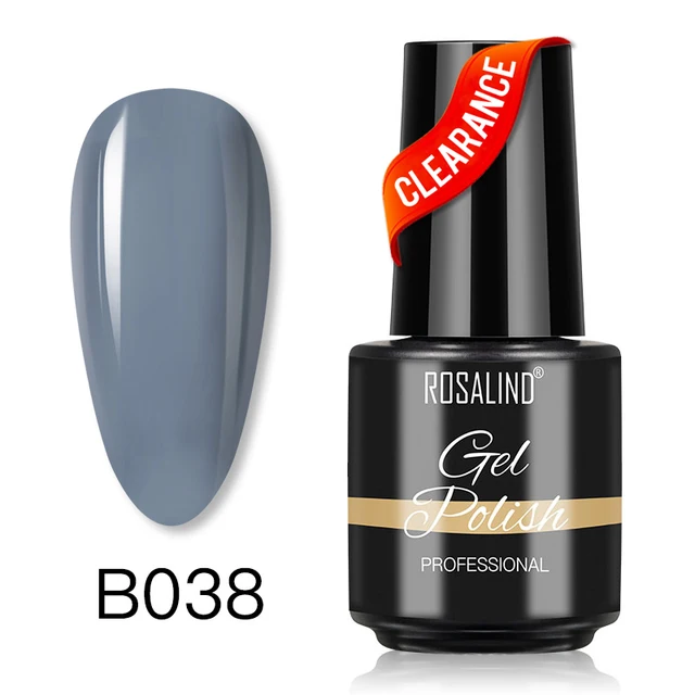 ROSALIND Nail Gel Polish Glitter Series Gel Varnishes All For Manicure Soak Off UV Lamp Nails Art Semi Permanent Gel Polish SLA-B038