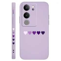 Radiant Gradient Heart Phone Case for Y33T(Y33S) (Light Purple)