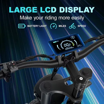 Jansno X60 E-Bike 1500W Dual Motor 48V23Ah Battery Large LCD Display Electric Bicycle Fat Tire Motorcycle Retro Electric Bike 2