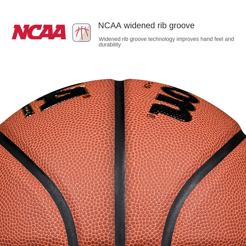 Basketball Balls Wilson NCAA Genuine Wear-resistant PU Sphere 7 Indoor and Outdoor NCAA Championship Basketball