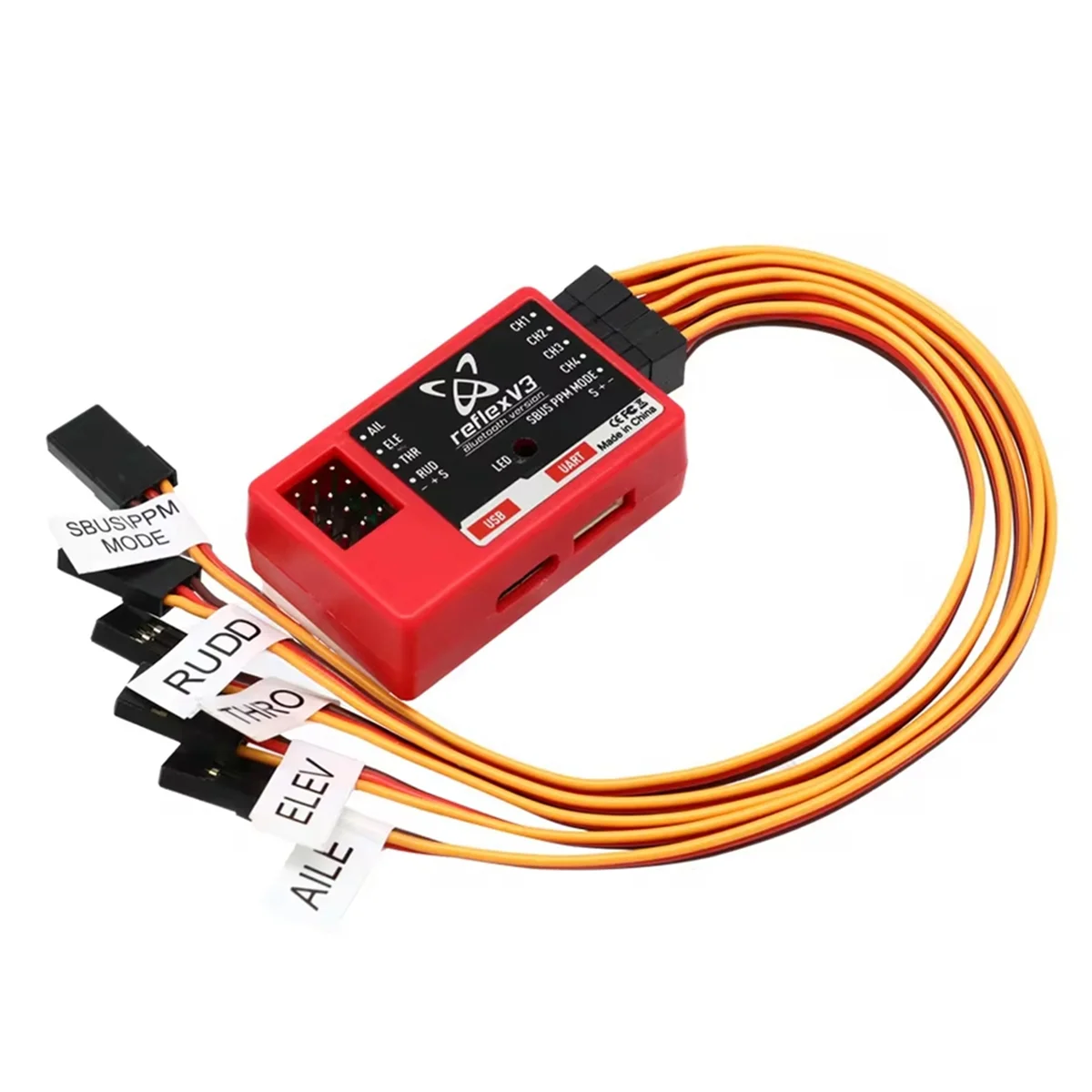 FMS Reflex V3 Gyroscopische Stabilisator voor RC Vliegtuigen