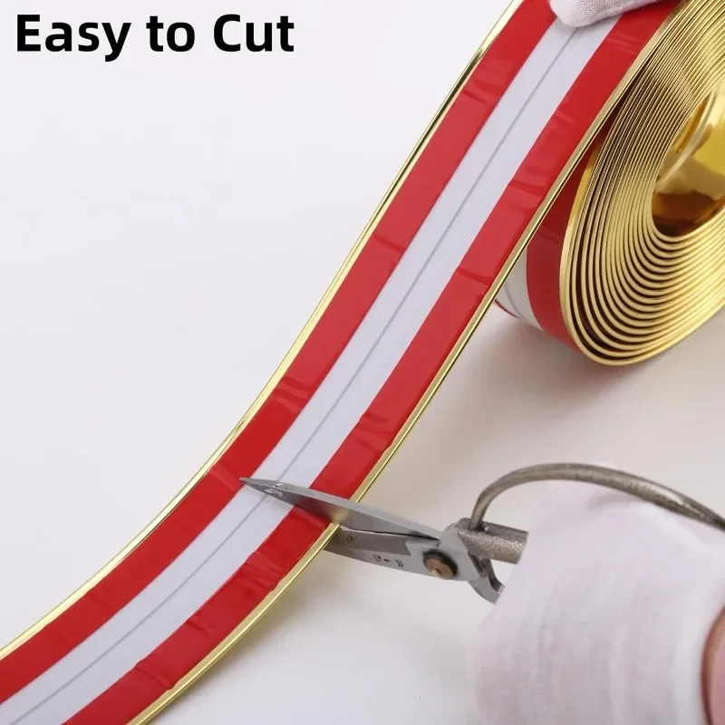 PVC 벽 내부 및 외부 모서리 자체 접착 장식 스트립, 아름다운 솔기 스트립, 세라믹 타일 직각 보호 스트립