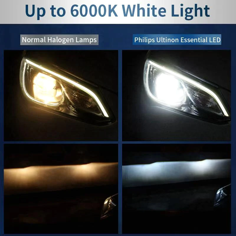 รูปสินค้า หลอดไฟ LED สว่าง 6000K สำหรับรถยนต์