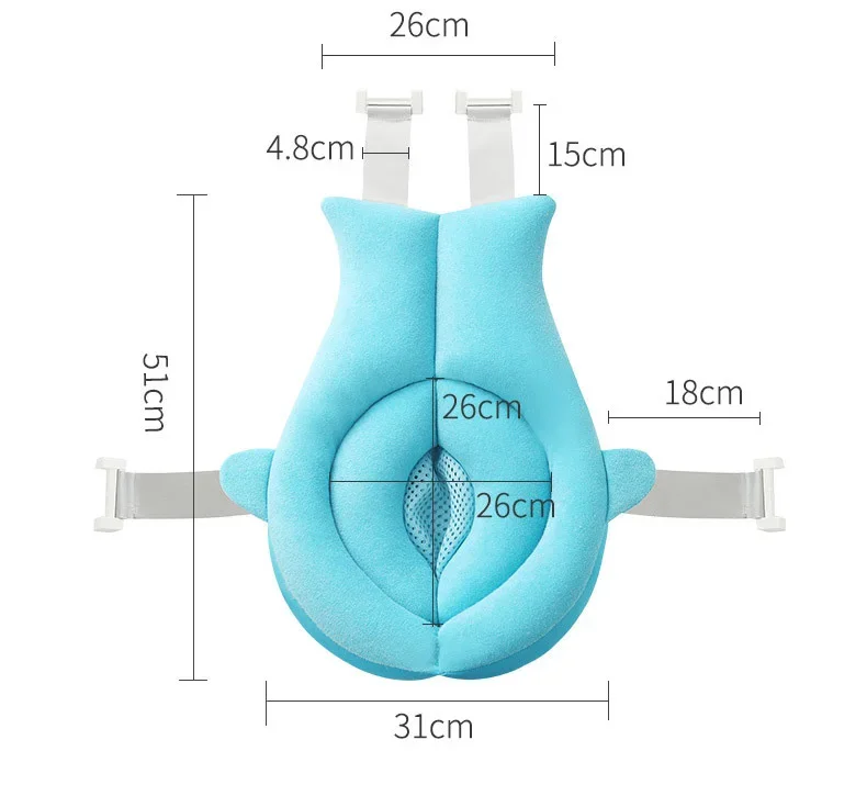 용 접이식 꽃욕조, 베이비 샤워, 디코딩 모양, 피부 모양의 목욕 쿠션, 휴대용 서브베이스 80cm