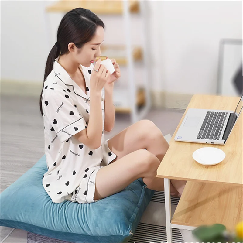 Soft Velvet Large Square Pillow Cover Sofa Cushion Living Room Back Bedside Cushions Case Protector Solid Color 80x80CM 5
