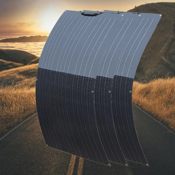 360w 300w 240w 200w 120w flexible solar panel kit 12v battery charger monocrystalline for home system boat camper RV EU USA ship