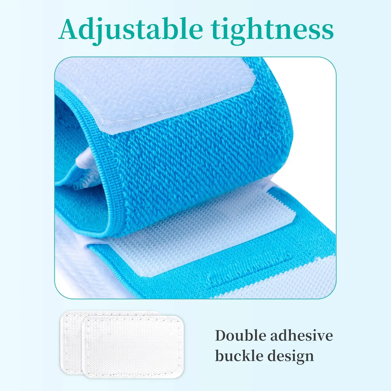 Umbilical Hernia Belt Baby Breathable Adjustable Belly Support Band Wrap with 3 Hernia Packs