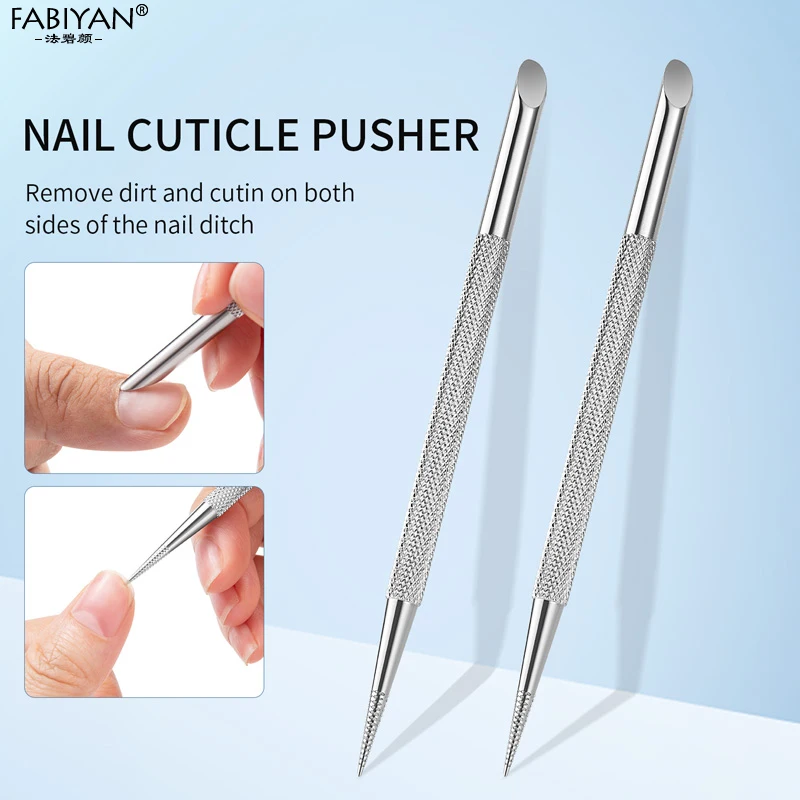 Amazon.com : Cuticle Pusher Tool Long Flat Knife Finger Nail Cleaner Dead  Skin Remover Gel Nail Polish Manicure Pedicure : Beauty & Personal Care