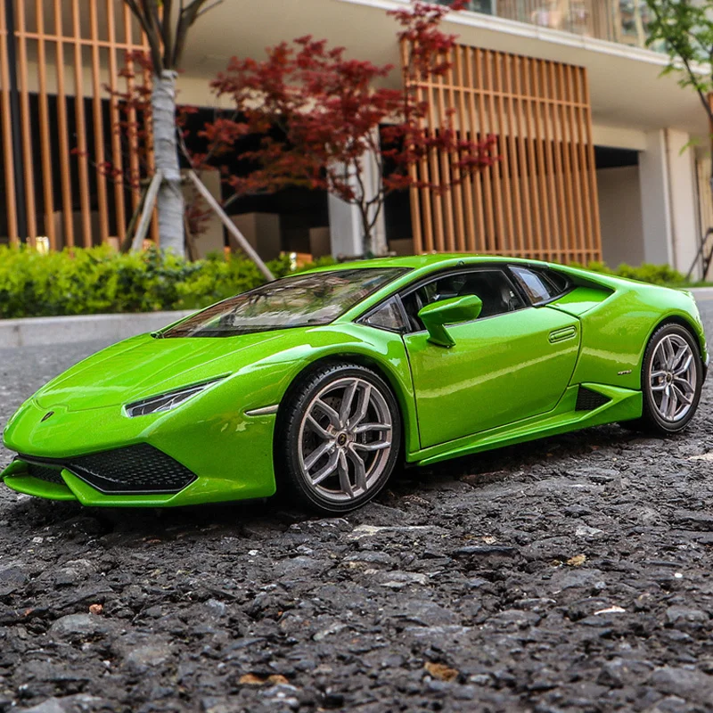 

WELLY 1:24 Lamborghini LP610-4 Huracan, литой автомобиль и игрушечные автомобили, модель миниатюрного автомобиля в масштабе для детей