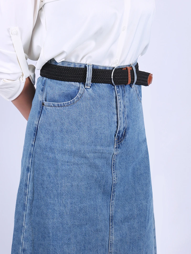 Versatile Unisex Casual Knitted Stretch Belt