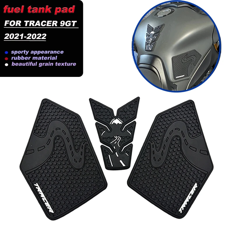 Motorcycle Rubber Waterproof fuel tank pad Non-slip Stickers For YAMAHA tracer9gt TRACER9 TRACER 9 GT fuel tank cover,motorcycle sticker