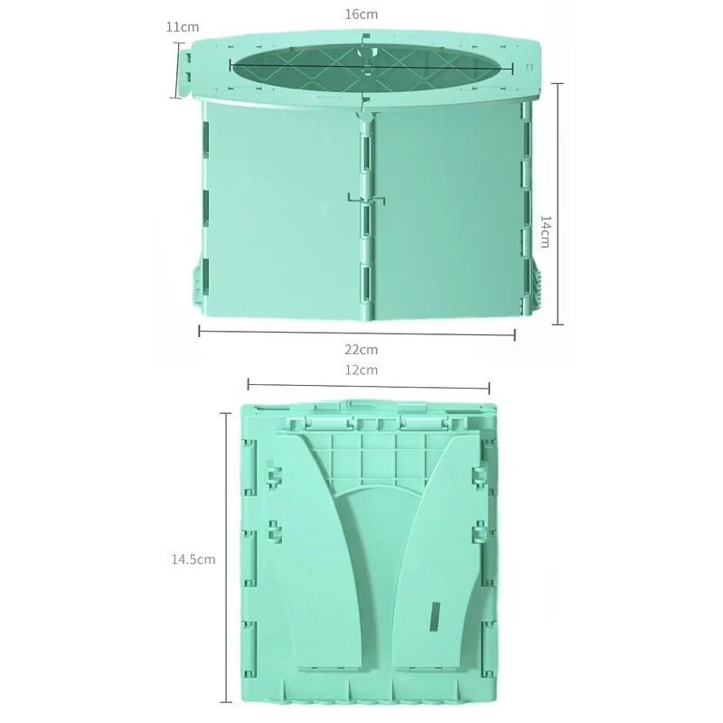 Portable Potty for Toddler Travel Foldable Potty Training Toilet Outdoor Camping Multifunctional Children's Outdoor Toilet Potty 6
