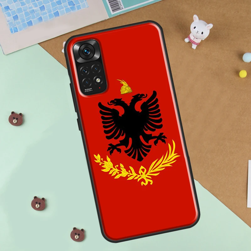 SEAHAI Cover Portafoglio Per Xiaomi Redmi Note 13 5G – Pelle Con Foglie E Gatto, Antifurto, Rosso