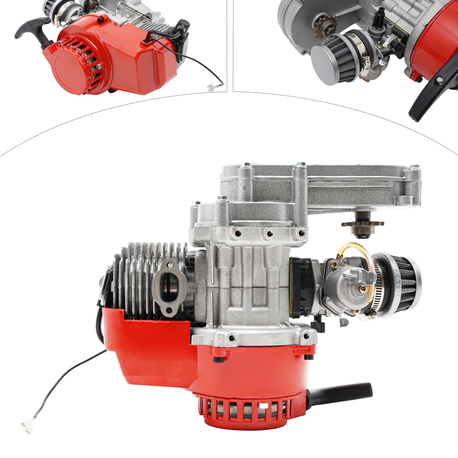 Motore 49cc Motore Mini Quad 50cc Minimoto A Benzina Kit Motore