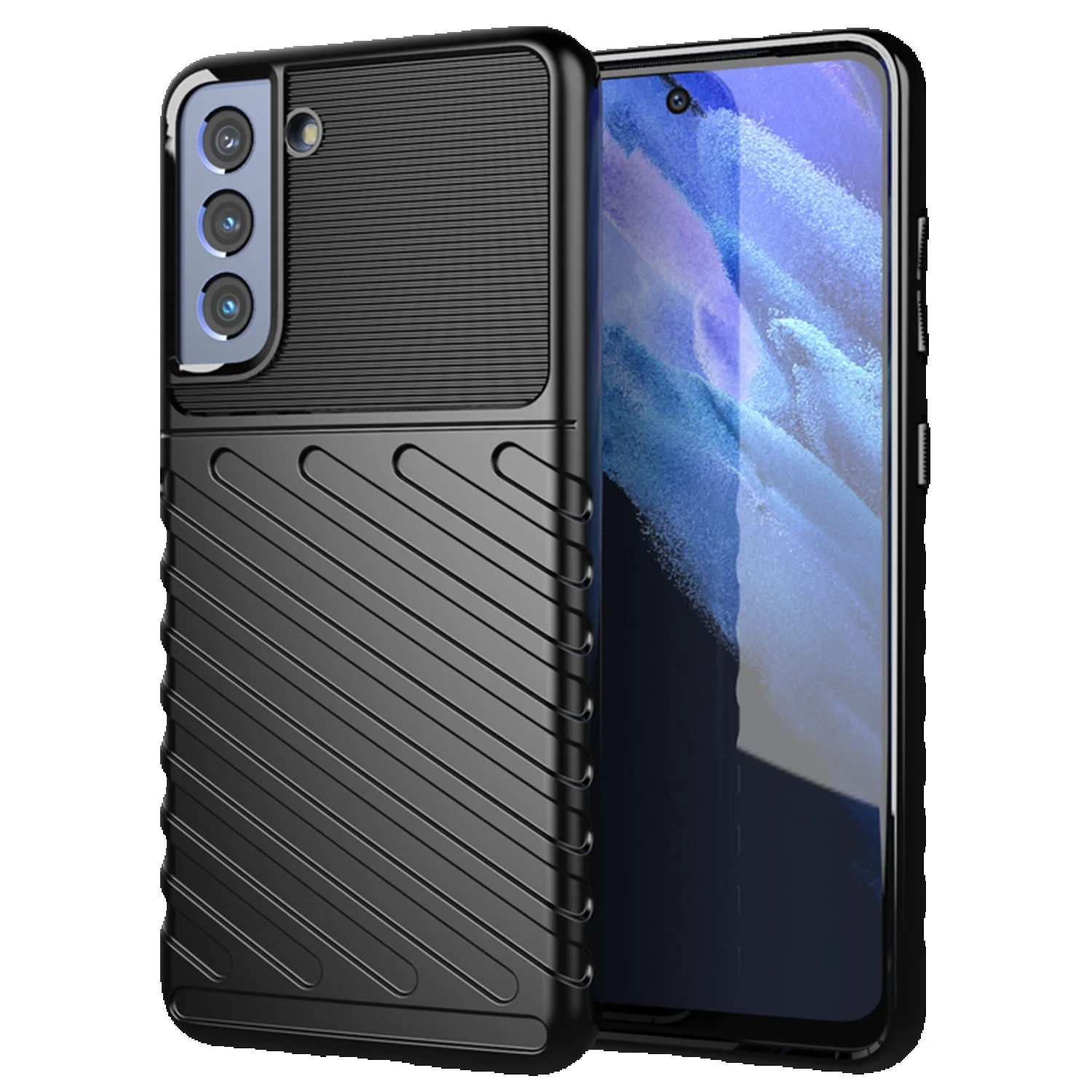 Custodia Mobile Per Galaxy S21 Fe S21 + S22 Plus S21Ultra Thunder Case Per Samsung S21 Plus S22 + Galaxy S22 Cover Ultra Morbida Per Telefono