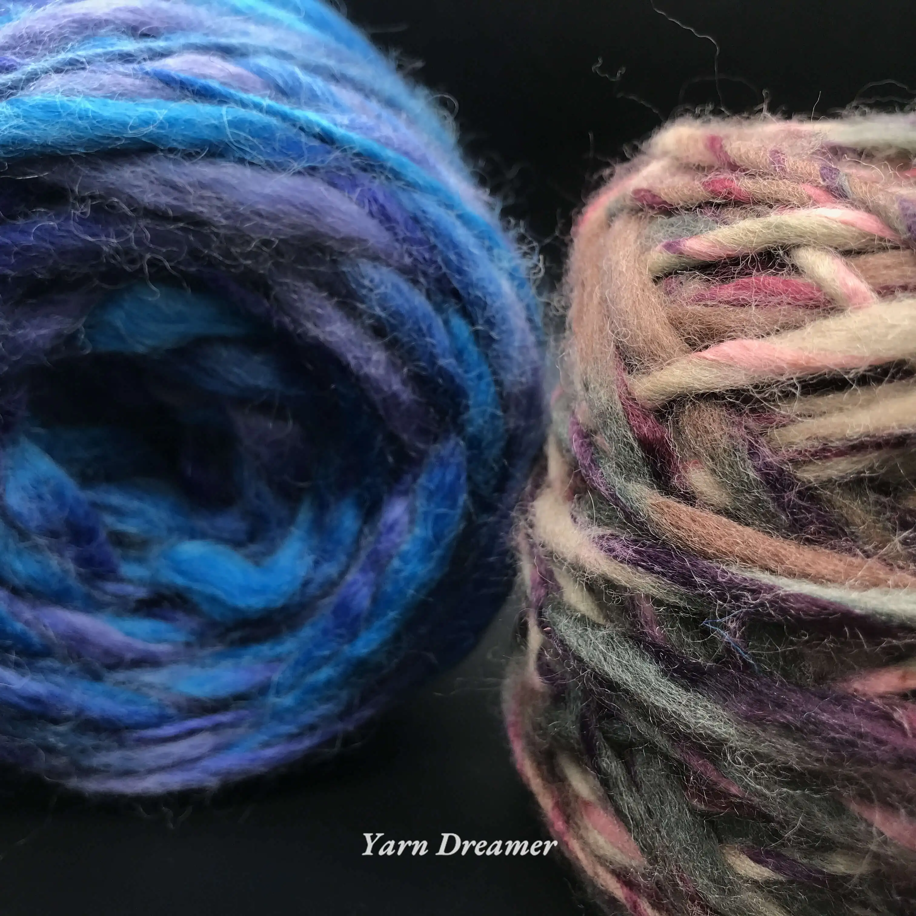 Fancy Chunky Yarn 100g Scarf Knitting Yarn Brown Wool Yarns for Knitting and Crochet Thick Yarn Blue 6