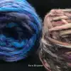 Fancy Chunky Yarn 100g Scarf Knitting Yarn Brown Wool Yarns for Knitting and Crochet Thick Yarn Blue 6