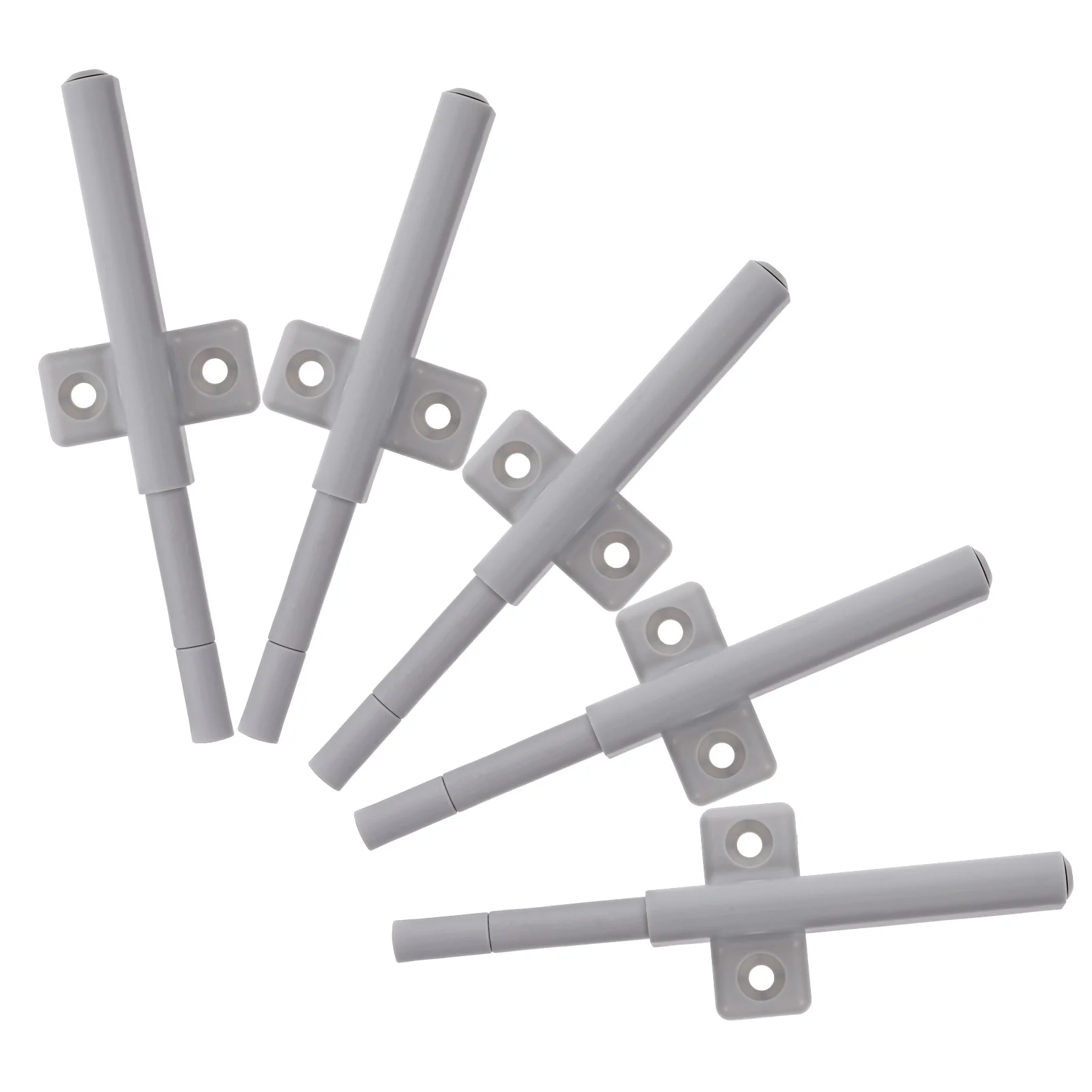 5 Pcs Push Button Latch Cabinet Door Catch Open Hardware Release Closer Magnet for Latches and Catches Handle