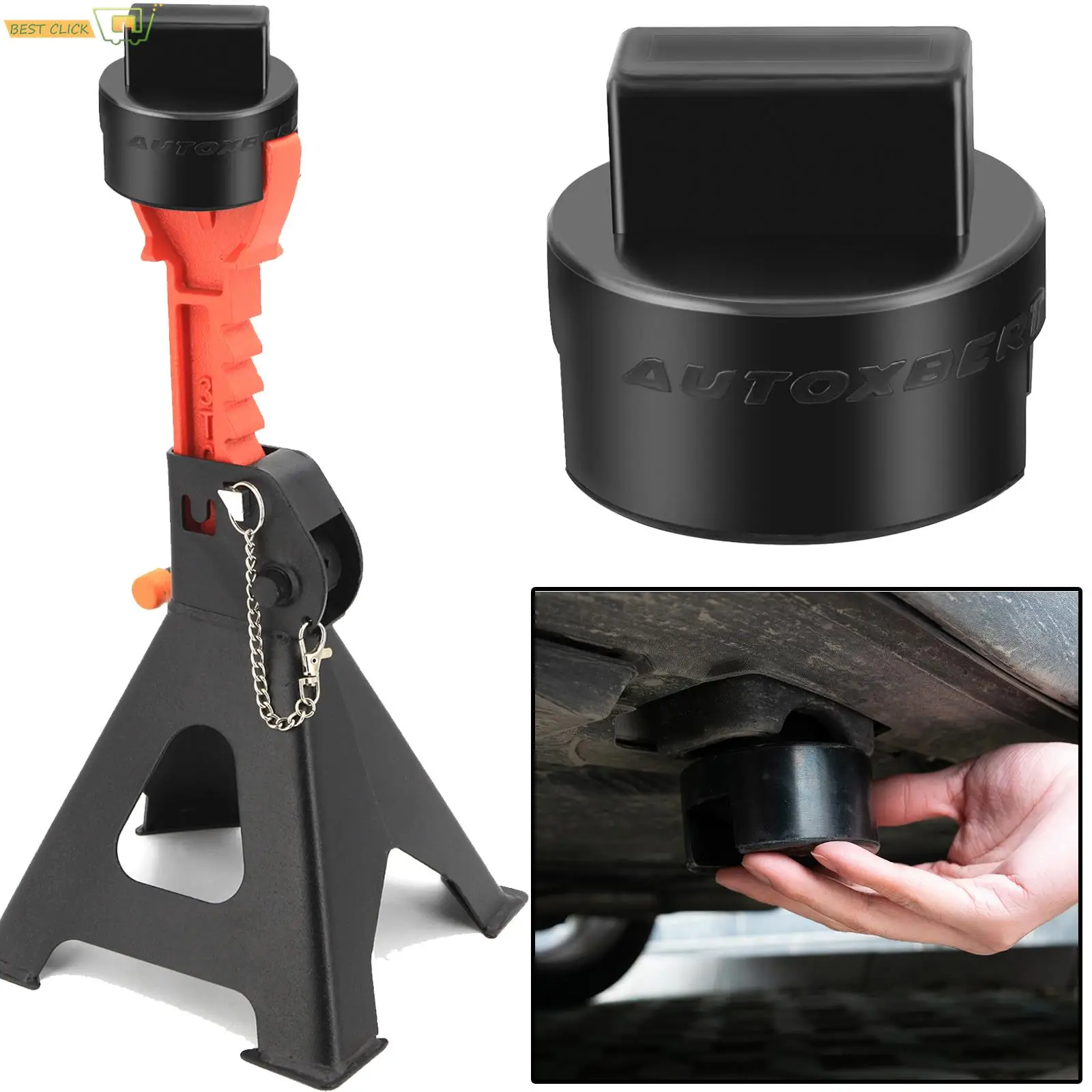 

Car Jack Stand Adapter Rubber Pad Vehicle Frame Protector for Mercedes A B C E Class COUPE GLS GL M R S W203 W204 W212 W211 W164