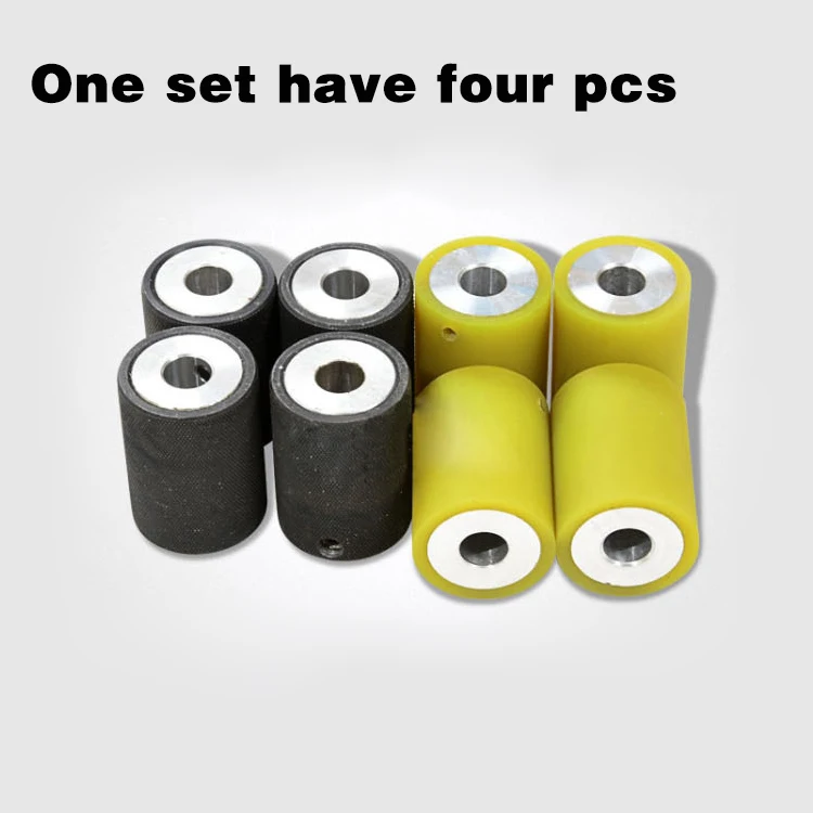 Durable Rubber Rollers for Wire Stripping and Cable Cutting Machines (4PCS Set)