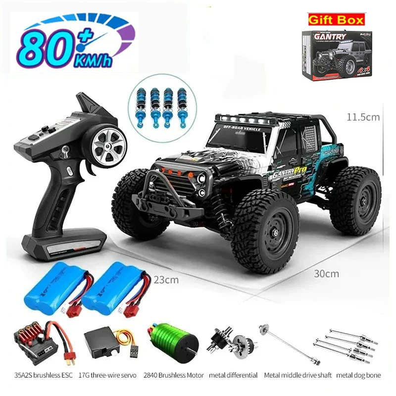 Voiture RC 80KM/H 1 Batterie Or - Haute Vitesse