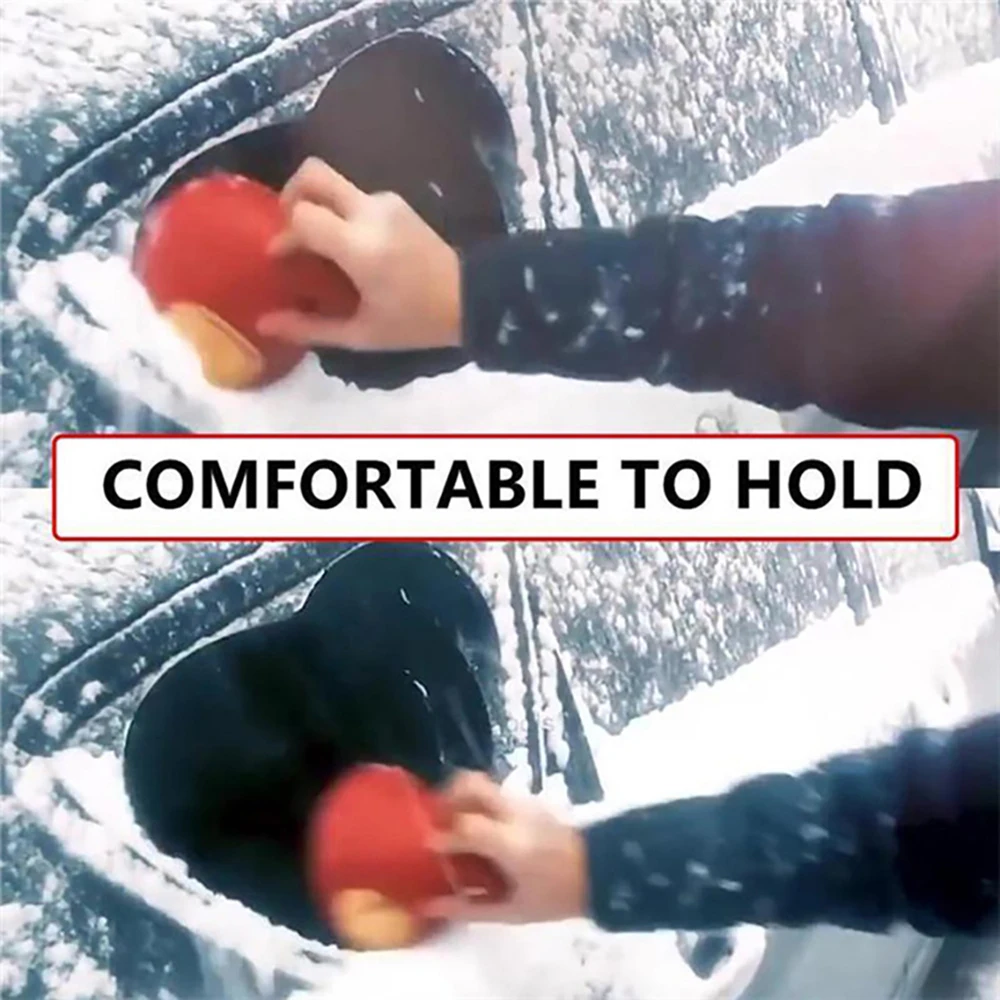 Winter Auto Car Magic Window Windshield Car Ice Scraper Shaped Funnel Snow Remover Deicer Cone Tool Scraping A Round