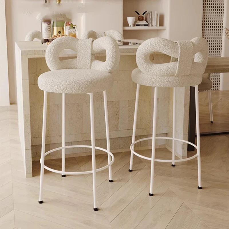 

Party Library Bar Stools Tall Nordic Reception Vanity Saloon Bar Chair Living Room Garden Sgabello Cucina Living Room Furniture