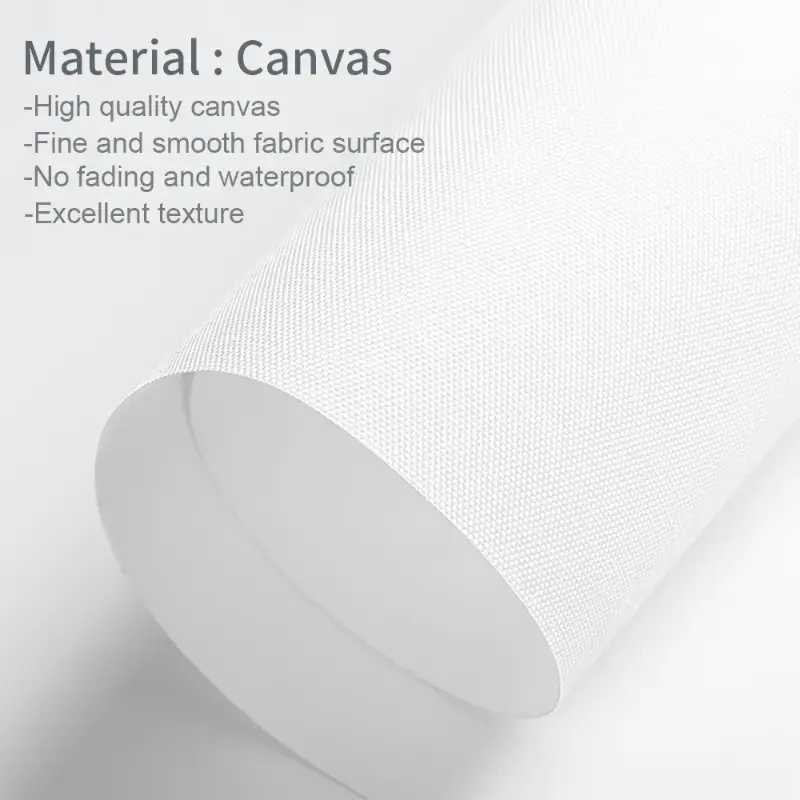1pc Modern Abstract Frameless Canvas Art Print Deco Poster for Living Room, Bedroom, Dining Room Horizontal Wall Hanging Artwork - Image 5