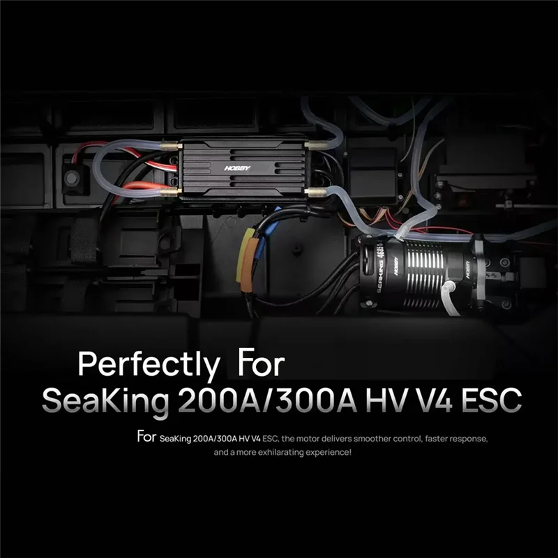 Hobbywing Seaking 4685SL V2 모터 Seaking 200A/300A HV V4 ESC RC 보트 모터 1500KV 6-8S