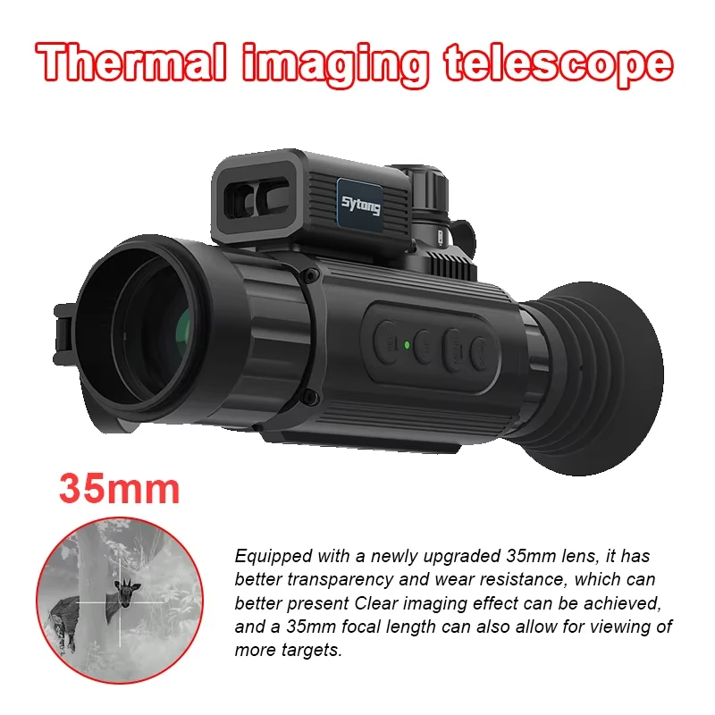 MM06-50 LRF Sytong Thermal Imager Camera With 640x512 Resolution 1000m Range Measurement, Suitable For Hunting 1