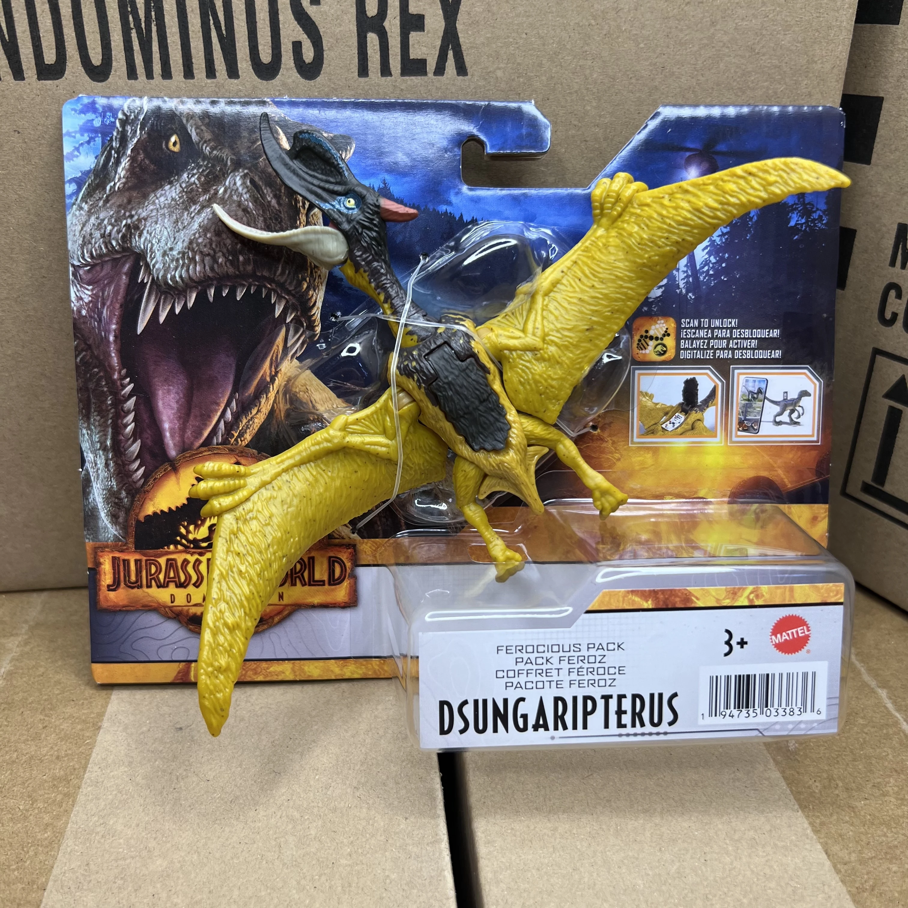 Dinossauro Jurassic World Dsungaripterus Pacote Feroz Pronta Entrega
