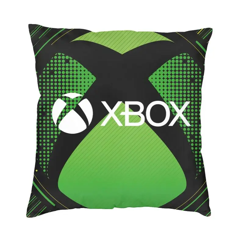 

Custom Classic Xbox Gamer Square Throw Pillow Case Home Decorative 3D Double Side Print Gamer Gifts Cushion Cover for Car