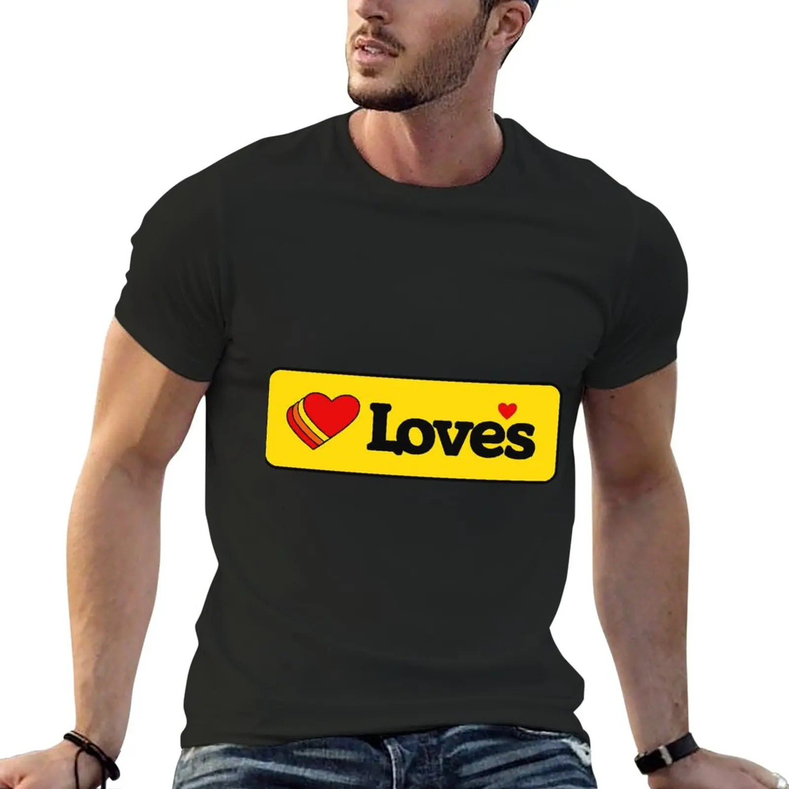 

LOVES TRUCK STOP WOMEN T-Shirt vintage oversizeds men workout shirt