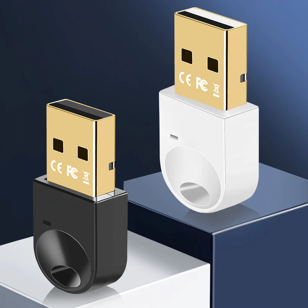 블루투스 어댑터 USB 블루투스 5.4 송신기 리시버, 무선 가정용 컴퓨터 데스크탑 블루투스 어댑터, Win11, 10/8.1 지원