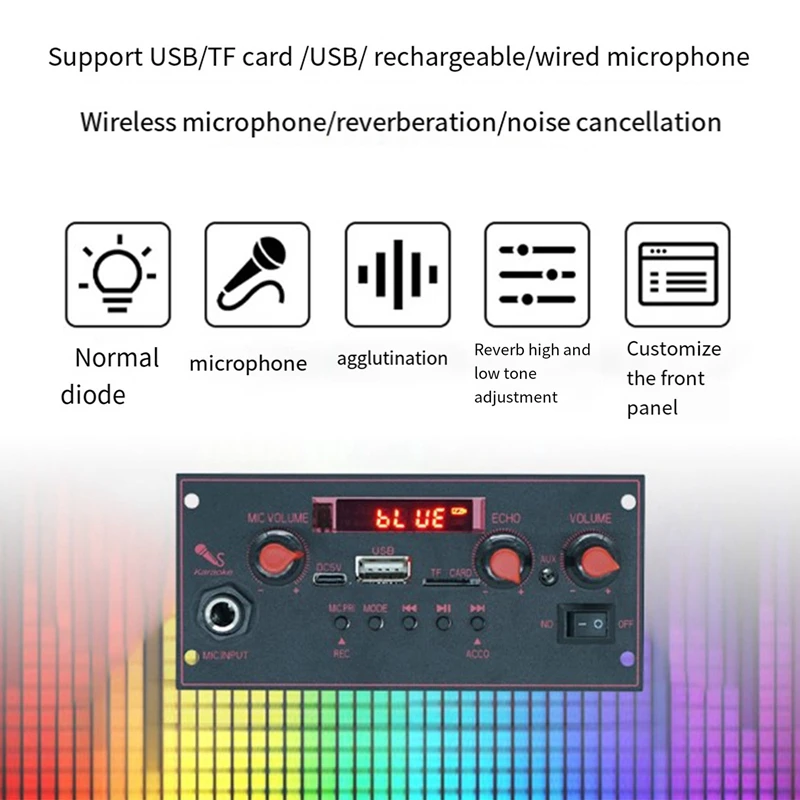 앰프 보드, 블루투스 Mp3 디코딩 보드, 트롤리 오디오 플레이어, 자동차 블루투스 모듈 액세서리, 2X10W