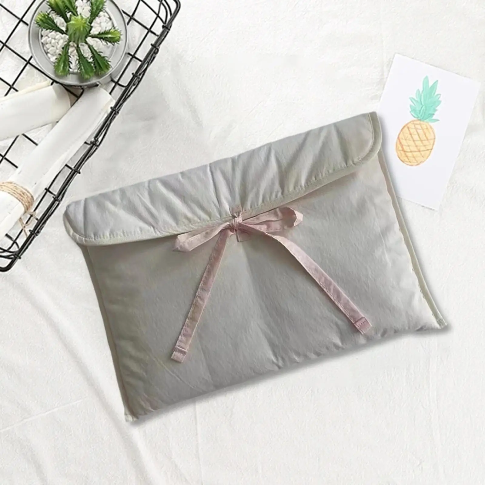 

Canvas Cosmetic Bag Portable Makeup Bag for Perfume Make up Brush Cosmetic