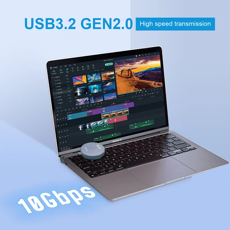 OSCOO PSSD 외장 SSD M.2 2242 PCIe3.0 휴대용 마그네틱 SSD 10Gbps PD 100W 고속 충전 지원 아이폰 15 프로/프로 맥스