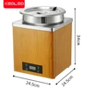XEOLEO 7L Pearl Pot Brown Sugar Pearl Warmer Stainless Steel Rice Tapioca Sago Thermal Insulation Pot 5