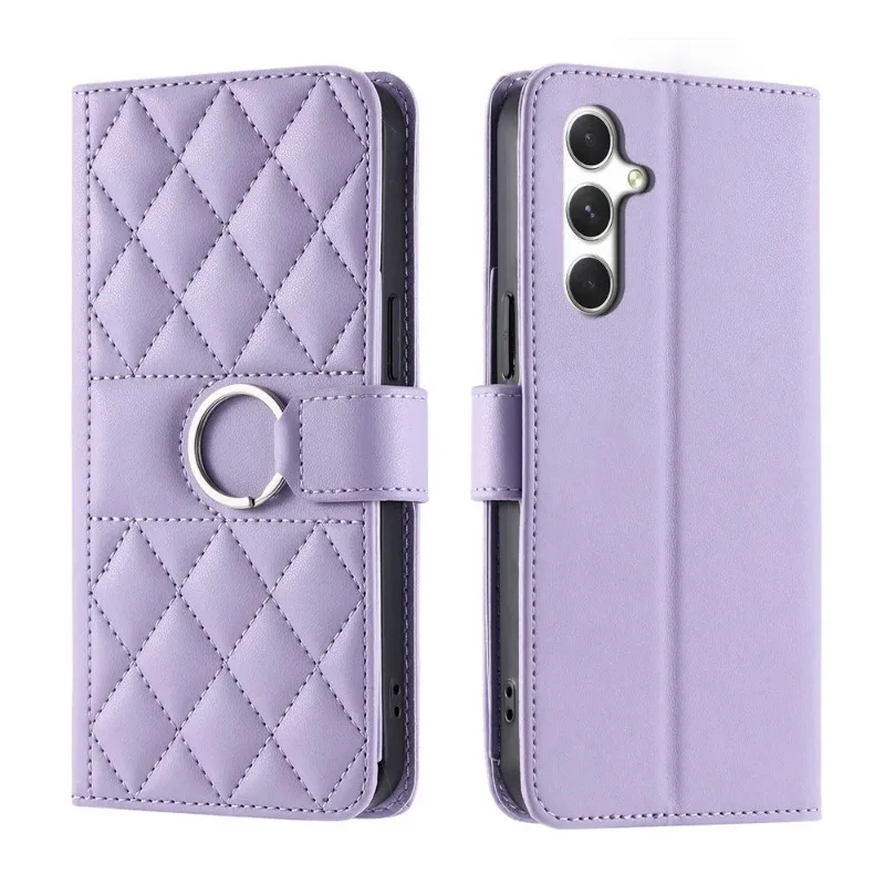 Luxury Crossbody Leather Book Case - Premium Smartphone Protection Cover