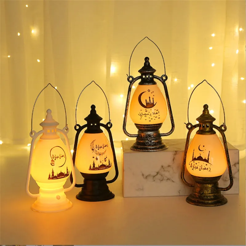 EID MUBARAK светодиодные фонари для дома пони масляная лампа украшение Рамадан