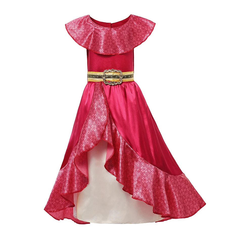 thumbnail image 1 of Vestido de princesa Elsa para niña, ropa de fiesta de cumpleaños, Carnaval, Anna, Blancanieves, Rapunzel, sirena, disfraz de Aurora, 1 of 5