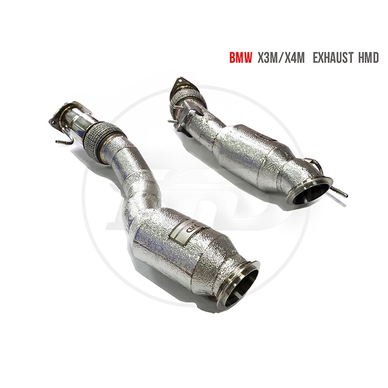 

HMD Exhaust Manifold Downpipe For BMW X3M X4M Car Accessories With Catalytic Converter Header Without cat pipe