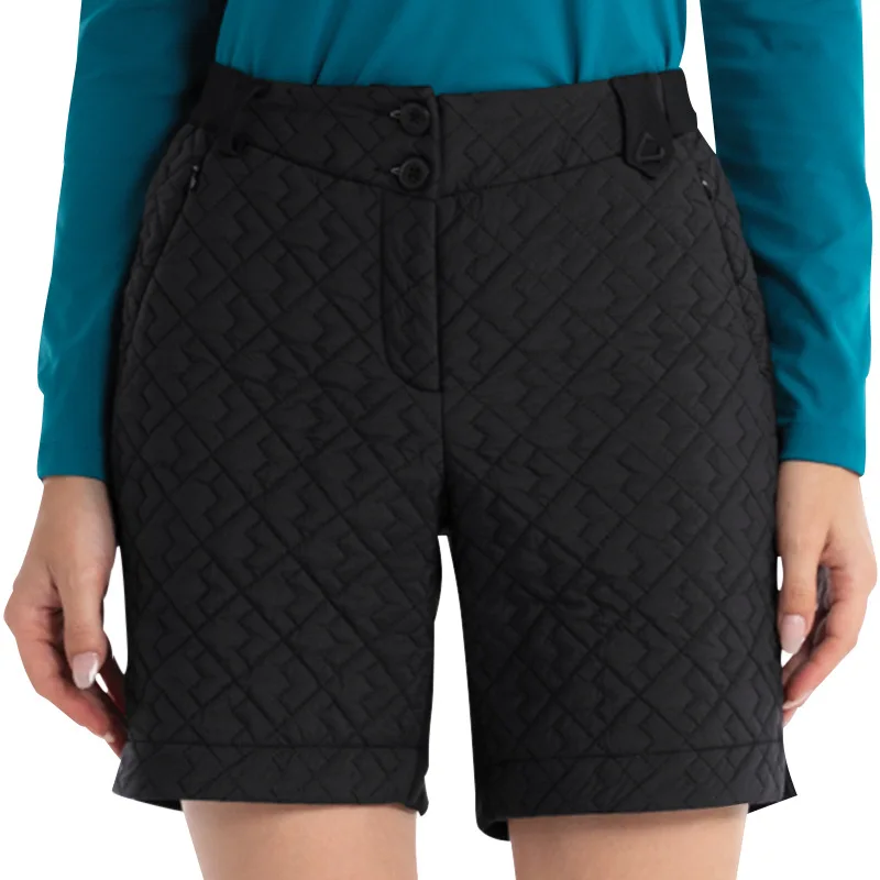 PGM Golf Pants Women's Autumn/Winter Cotton Sports Shorts Light Heating Inner Elastic Belt Comfortable and Warm